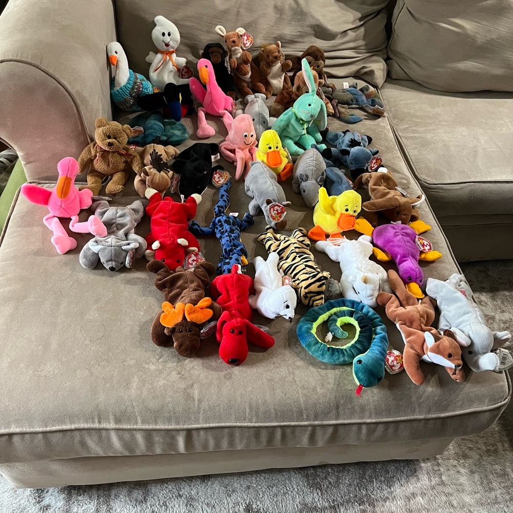 Vintage beanie babies. Great condition all third generation beanie babies.